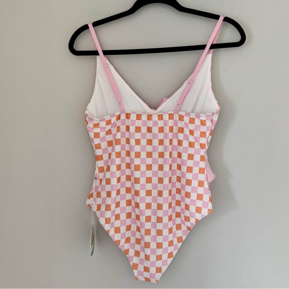 Caden Lane Ruffles One-Piece Swimsuit NWT - Picture 5 of 11